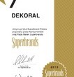 Dekoral ponownie w gronie laureatów Superbrands