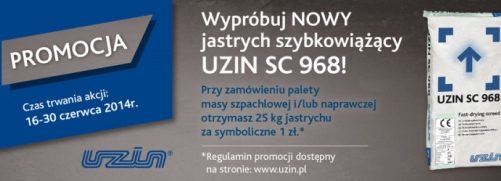 Nowy Jastrych Szybkowiążący UZIN SC 968 za złotówkę